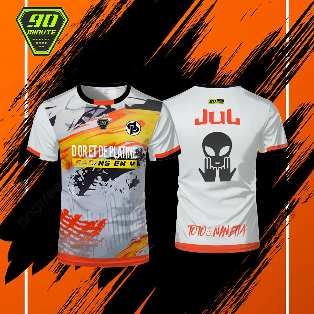 Été Chaud Maollot Jul T-shirt 90 Minutes Sports Jersey Respirant Extérieur Séchage Rapide Chemise de Football Hommes Personnalisé Hauts Achat