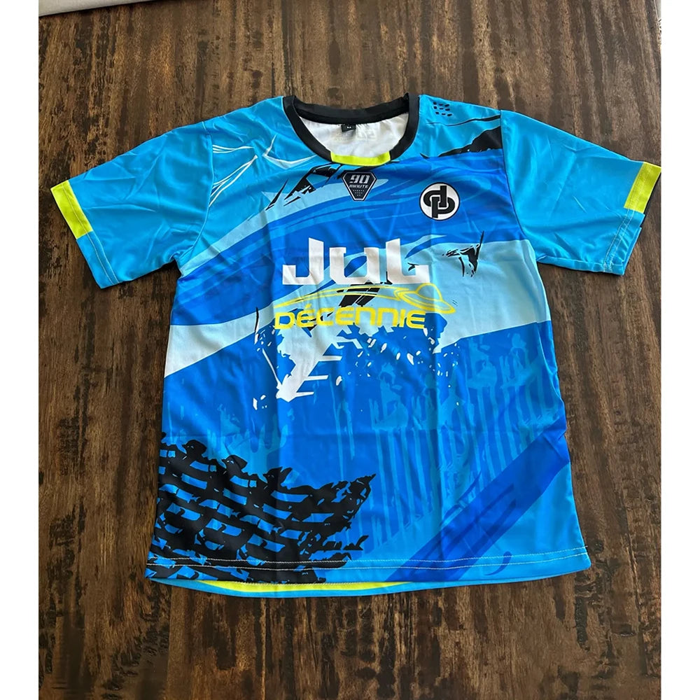 Été Chaud Maollot Jul T-shirt 90 Minutes Sports Jersey Respirant Extérieur Séchage Rapide Chemise de Football Hommes Personnalisé Hauts Achat